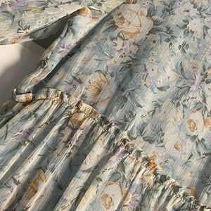 Vici Collection/Storia Floral Blue/Green Pastel Dress
